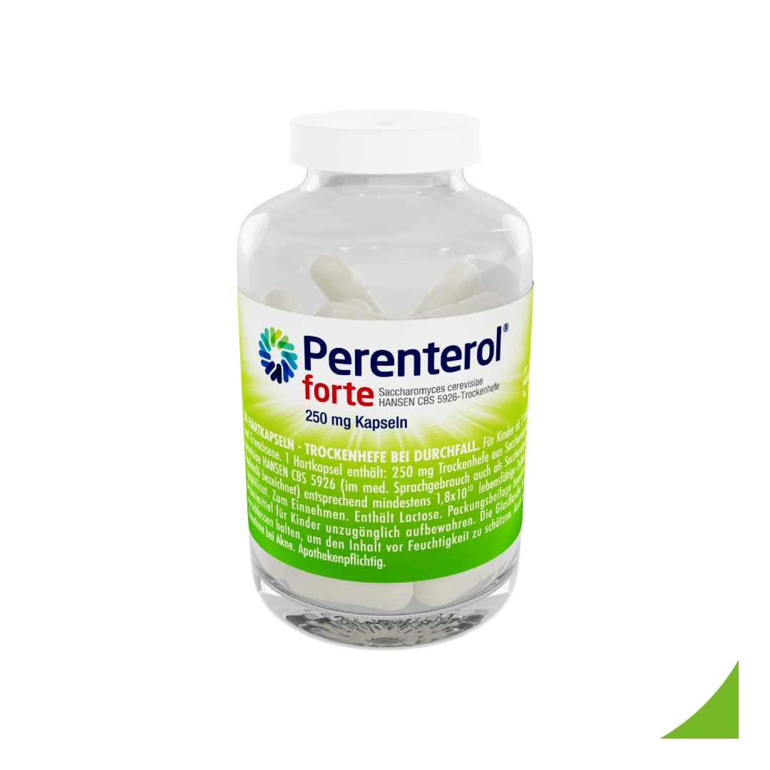Perenterol forte 250 mg bei akutem Durchfall und zur Vorbeugung 50 Stück