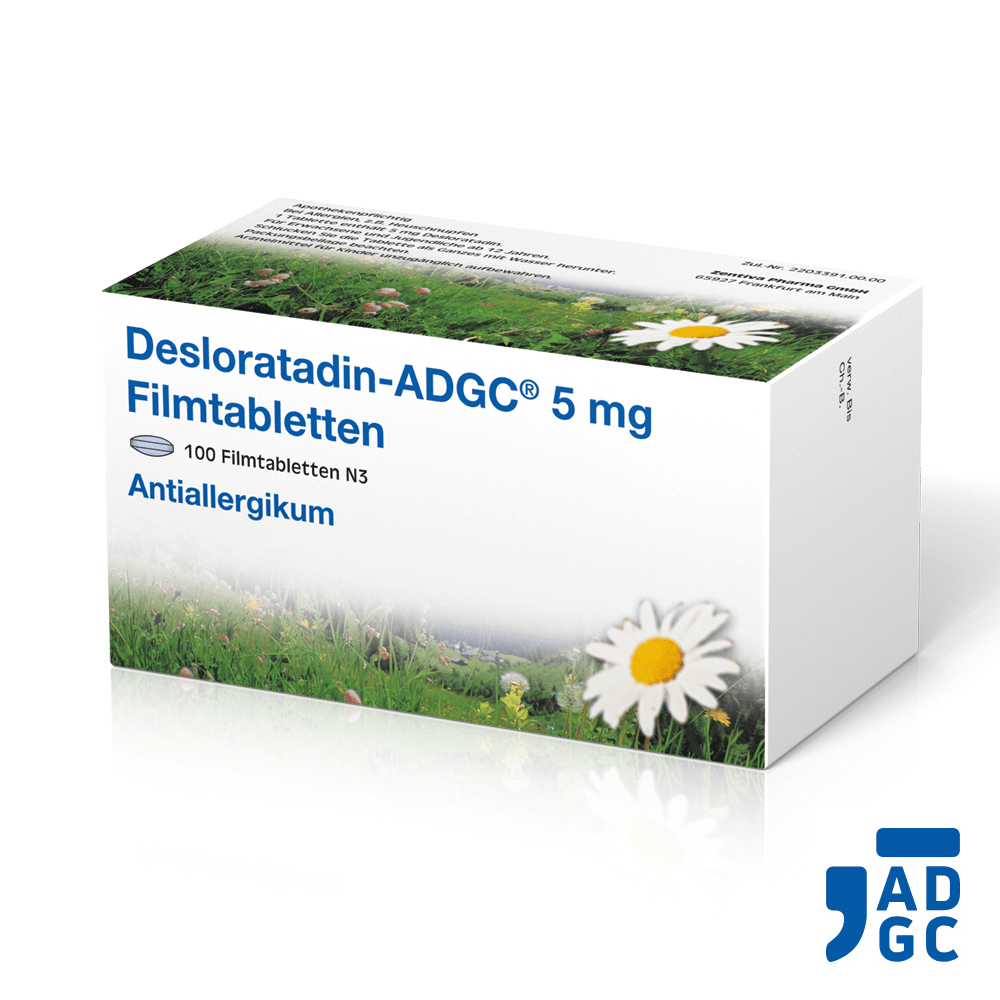 Desloratadin-ADGC bei Allergie