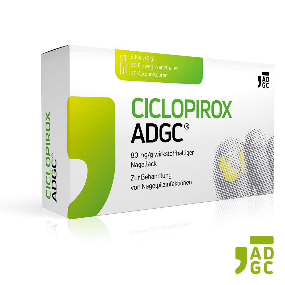 Ciclopirox-ADGC bei Nagelpilzinfektionen 