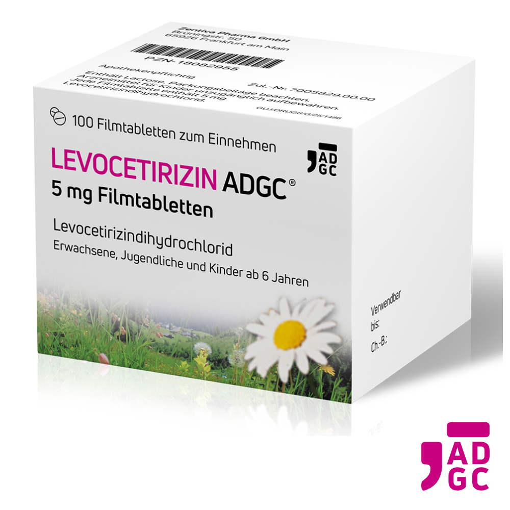  Levocetirizin bei Allergie 100 Stück