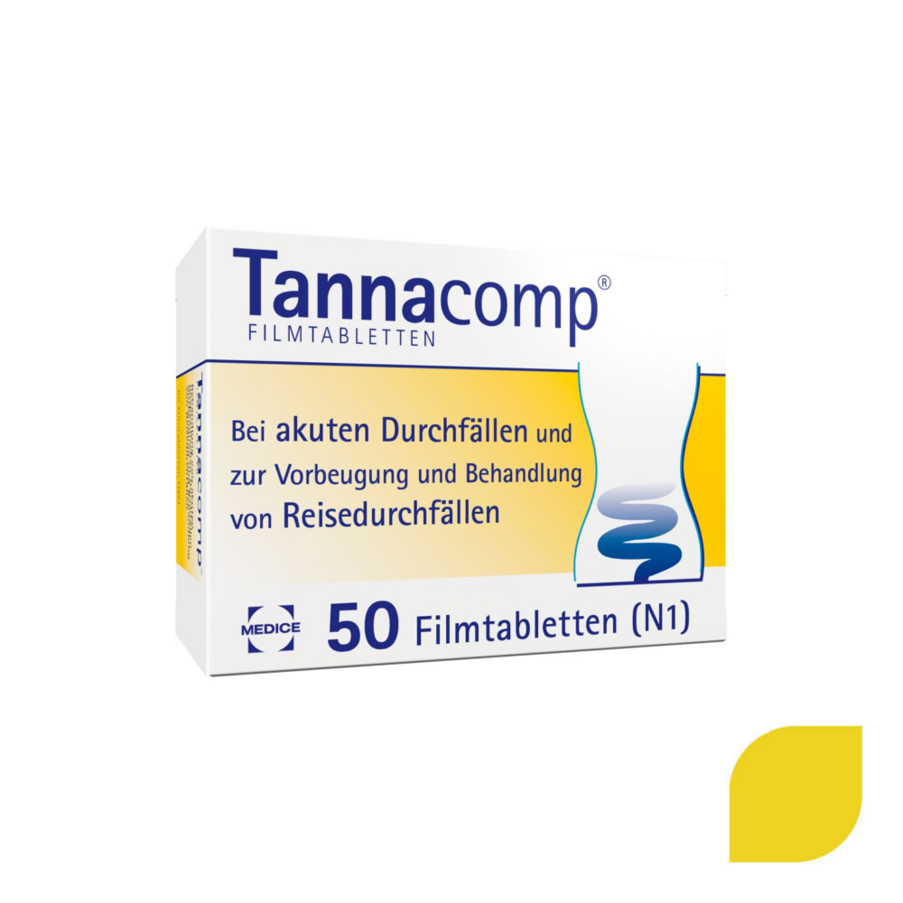 Tannacomp bei Durchfall mit krampflösender Wirkung 50 Stück