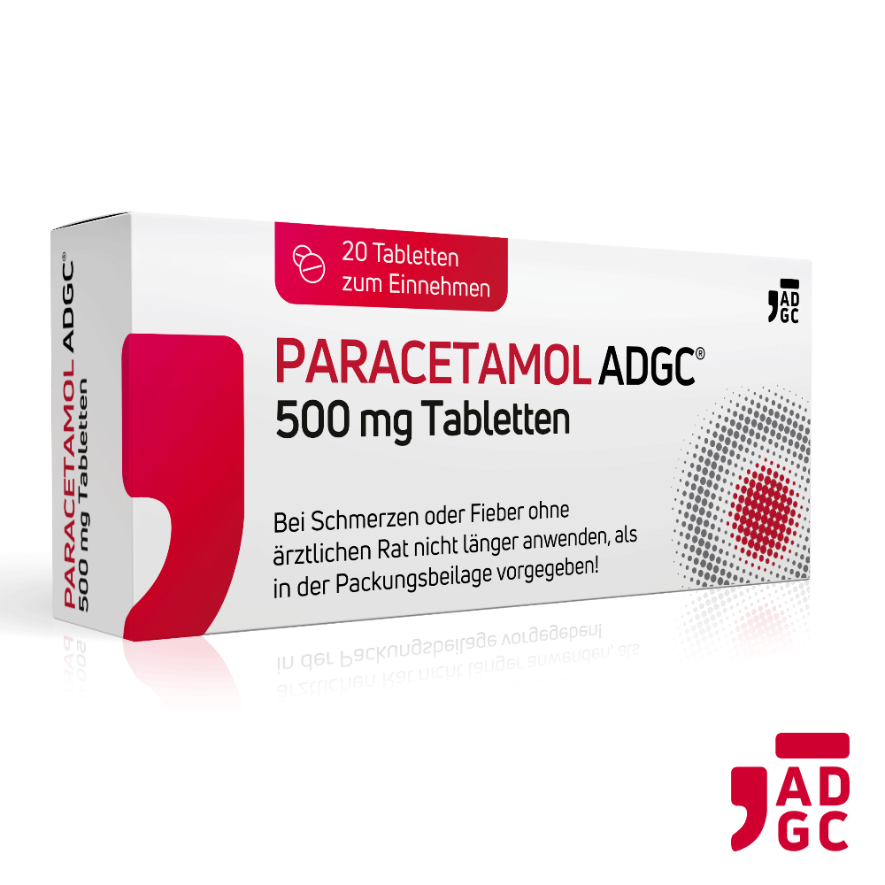 Paracetamol-ADGC bei Schmerzen 20 Stück