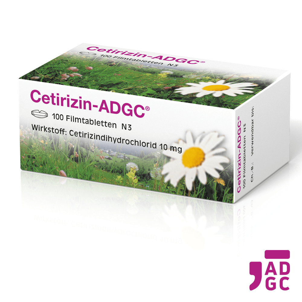 Cetrizin-ADGC bei Allergie